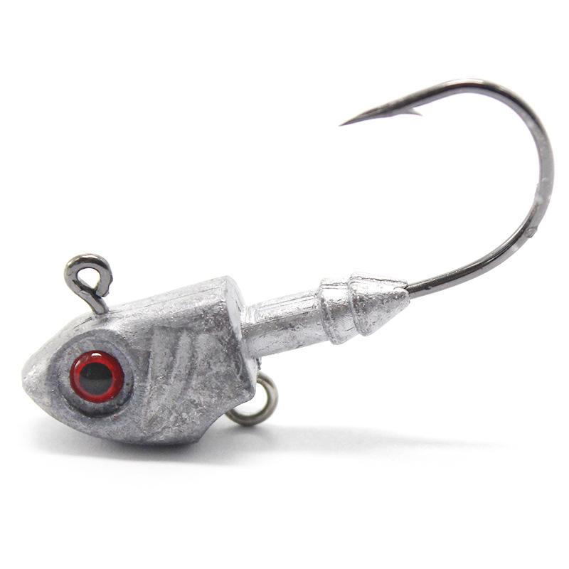 Fish Head Hook 3.5g 5g 7g 10g 14g 20g Fish-shaped Head Hook Barbed Sharp Beak Hook