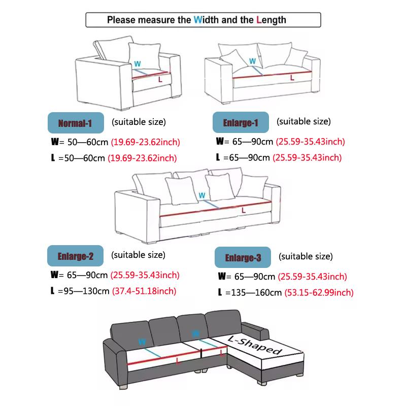 Stretch Sofa Cover Elastic Sofa Cushion Cover For Living Room Furniture Protector For Pets Removable Sofa Seat Cover