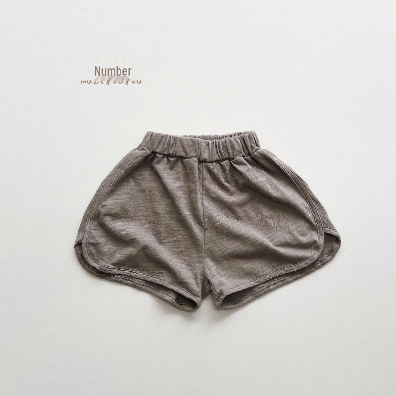 

Модные летние шорты из бамбуково-хлопковой ткани для детей - Унисекс, 8 цветов, корейский стиль 90 cm