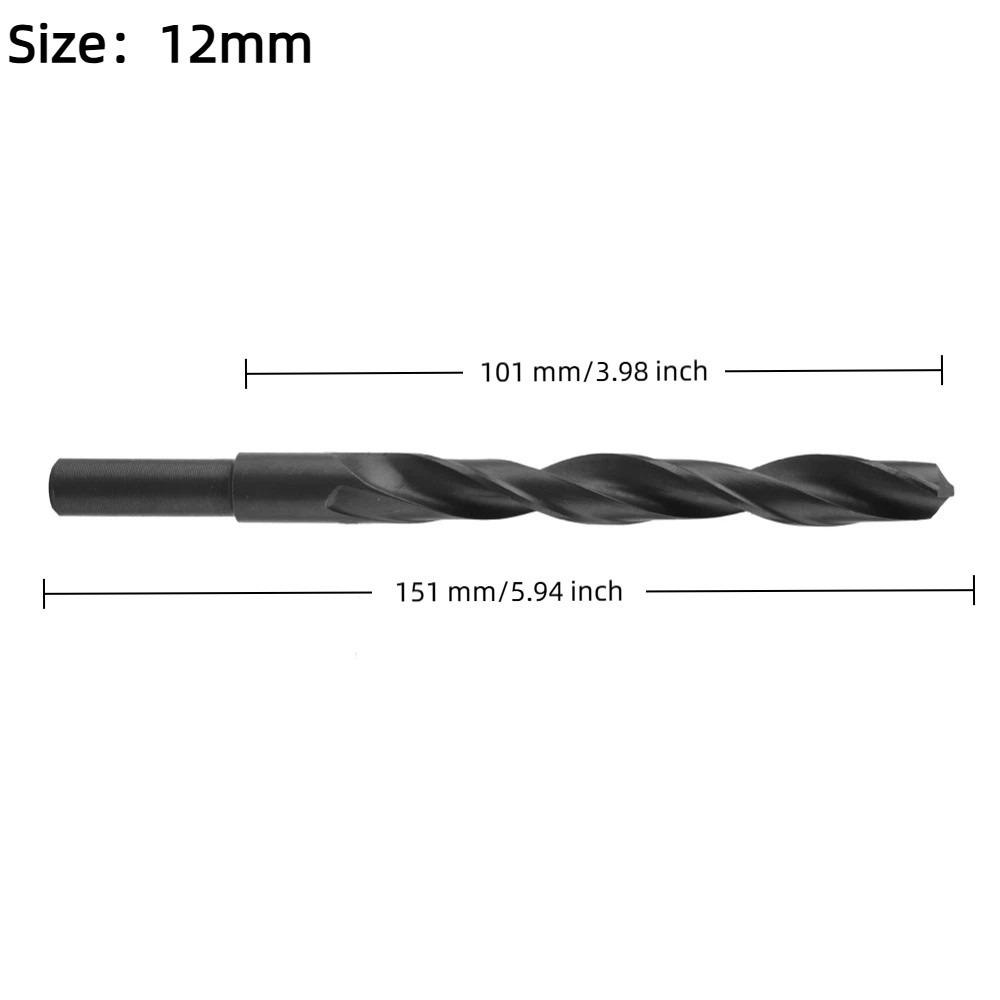 Nitriding Black Reduced Shank Drill Bit High Speed Steel Twist Drill Bit Machine Drill  Wood