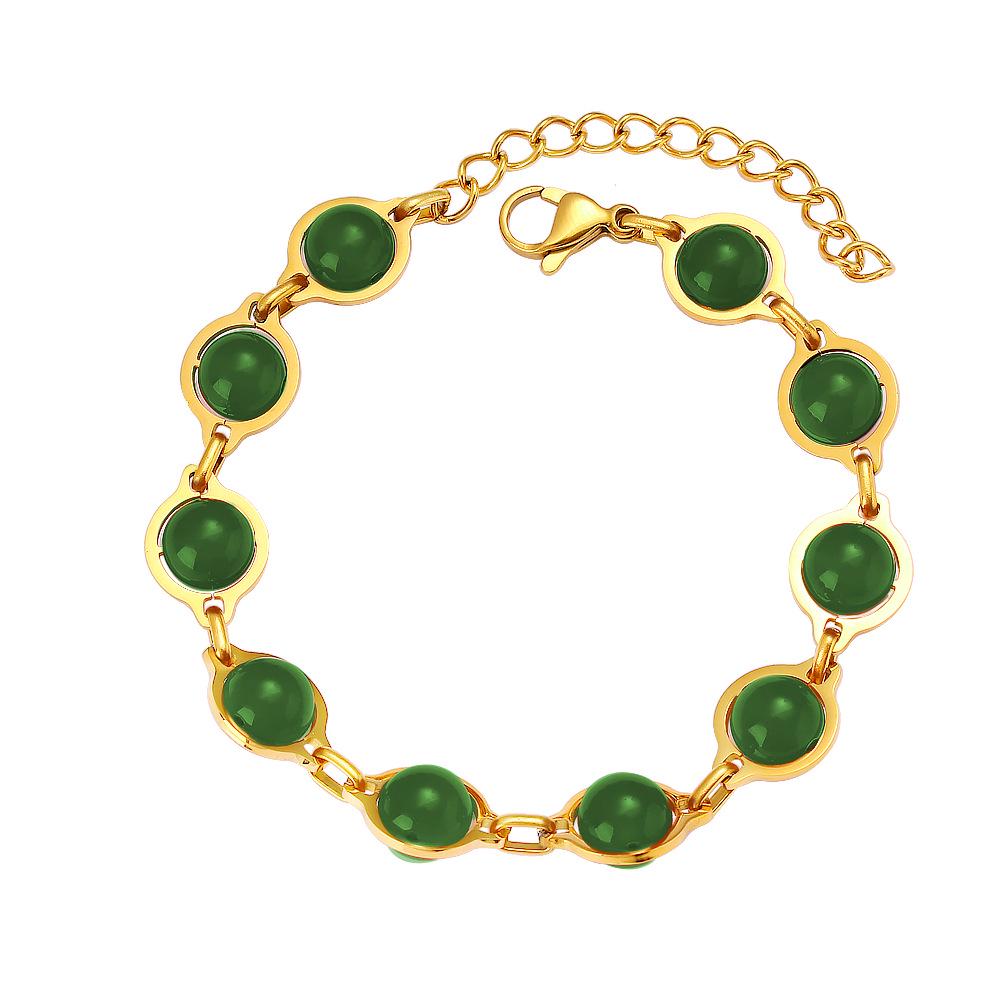 Luxury Tiger Eye Jade  Agate Stone Bracelet for Women