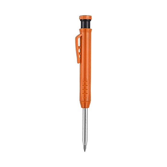 2.8mm Solid Carpenter Pencil Built-in Sharpener Scratch-resistant Graphite Manual Operation Woodworking Marking Pencil for Construction