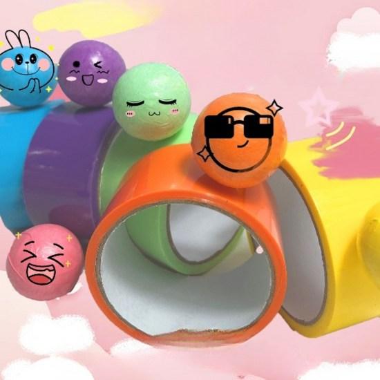 Petite Mine Tape Ball Tape Ball Making 10 Piece Set Tape Start Ball, popular Korean game