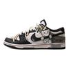 Nike Dunk Quick Dry Abrasion Resistant Balance Low top Skateboard Shoes GS Black Brown CW1590-100(TeamM-S-BOX)
