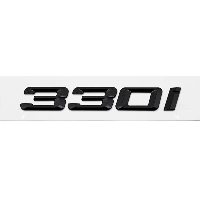 ABS Car Rear Trunk Letters Logo Badge Emblem Sticker For BMW 3 Series 316i 320i 325i 328i 330i 335i E46 E90 E91 F30 F31 F34 G20