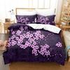 Lila Bettwäsche-Set, Bettwäsche, Bettbezug, Bettdecke, Kissenbezug, 3D-Bettdecke, Lavendel, Schmetterling, Doppelbett, voll, King-Size-Bett, Queen-Size-Bett, Einzelbett