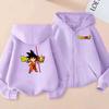 Kind 3-12 Jahre Dragon Ball Wukong Jacke Kinder Kapuzenpullover Mädchen Junge Reißverschluss Oberteile Sweatshirt Freizeit Herbst Dragon Ball Kleidung