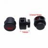 10 Stück/Packung Kordelstopper Kordelzugstopper Kunststoff Schwarz Für Taschen/Kleidung Größe:15mm*14mm