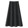 2025 A/W Woolen High-Waisted Warm Umbrella Skirt for Petite Women