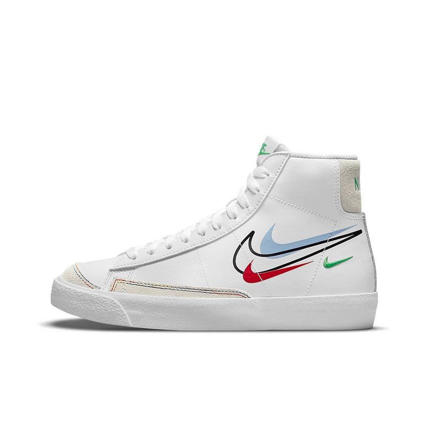 

Новые Nike Blazer Mid 77 GS Swoosh Pack DM9475-100 35.5
