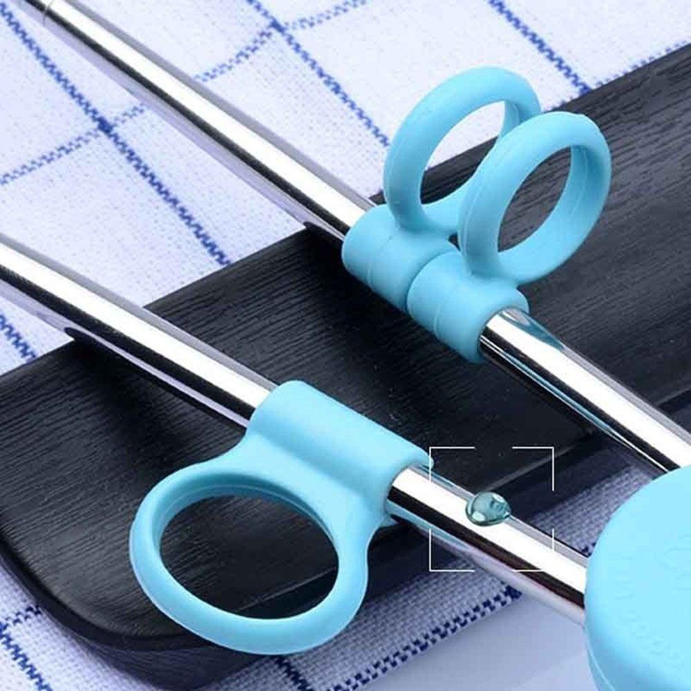 Cute Pig Baby Enlightenment Cartoon Children Stainless Steel for Kids Training Chopstick Learning