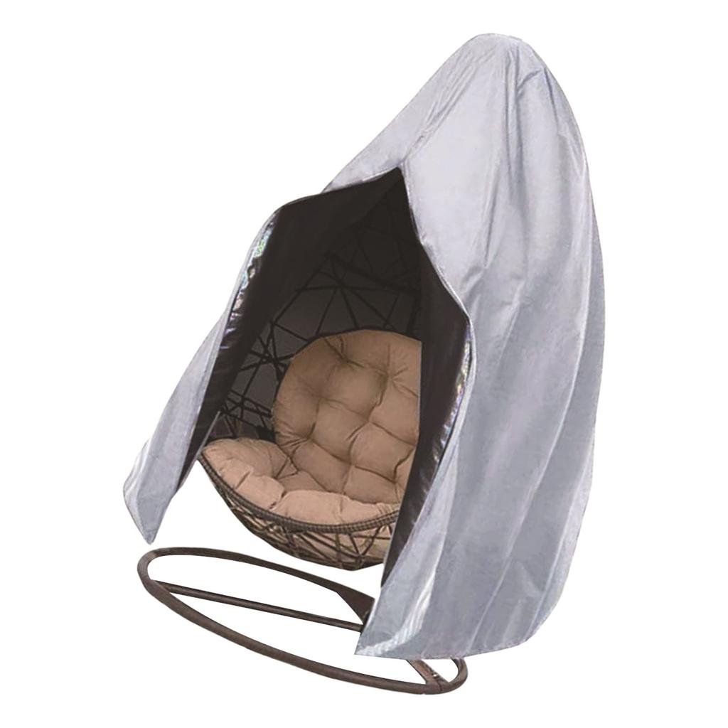 Outdoor Hanging Egg Chair Cover 115x190CM Waterproof Oxford Fabric Protector for Patio Garden Swing Chair Protections