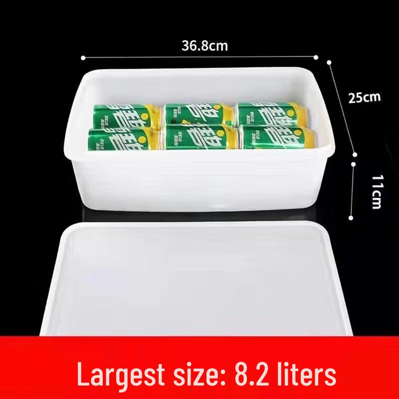 ZISIZ Commercial Thickened Rectangular Plastic Food Storage Container