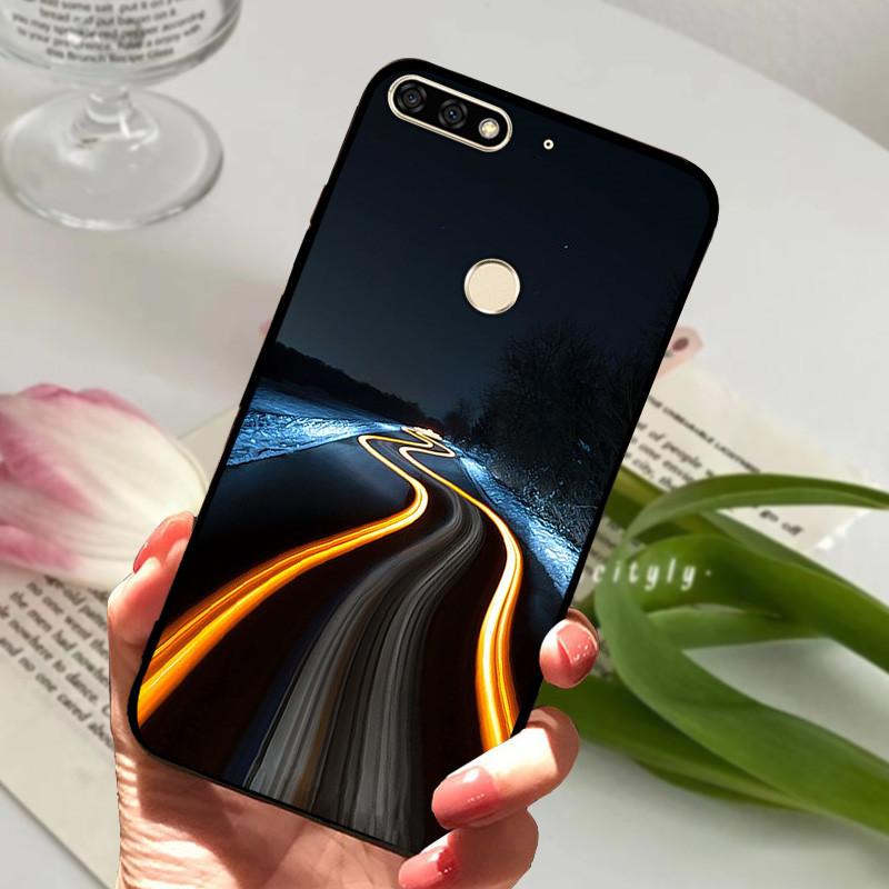 For Huawei Honor 7C Pro Case LND-L29 Silicone Shockproof Soft TPU Phone Cover For Huawei Honor 7C 5.99" Funda Honor7CPro Cartoon