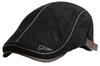 Spargel Knitted Faux Leather Hunting Cap for Men and Golf Women, Hat, Fall/Winter (Black)