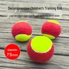 Children's Soft Large Red Decompression Tennis Ball for Beginners