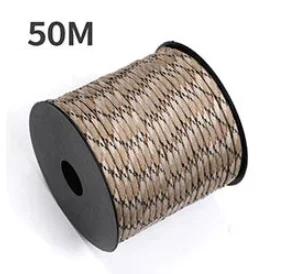 

50 M 1 Roll4 Mm 7 Stand Cores Paracord for Survival Parachute Cord Lanyard Camping Climbing Camping Rope Hiking Clothesline 50m