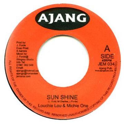 7-tommers plate LOUCHIE LOU & MICHIE ONE / SAM SAM - Sun Shine / Need Her JEM034 Ajang 2004 Europa Reggae, Ska & Dub Brukt