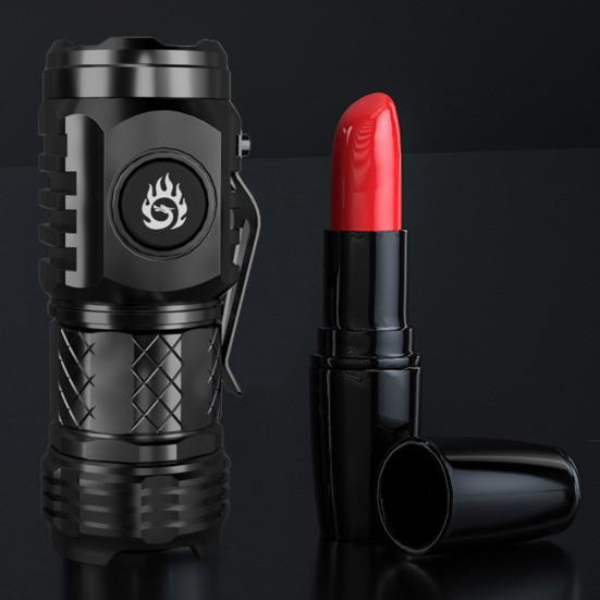 2Pcs Super Power Flashlights with 5 Lighting Modes High Lumens Waterproof Rechargeable Powerful Mini LED Flashlight Emergency Torch