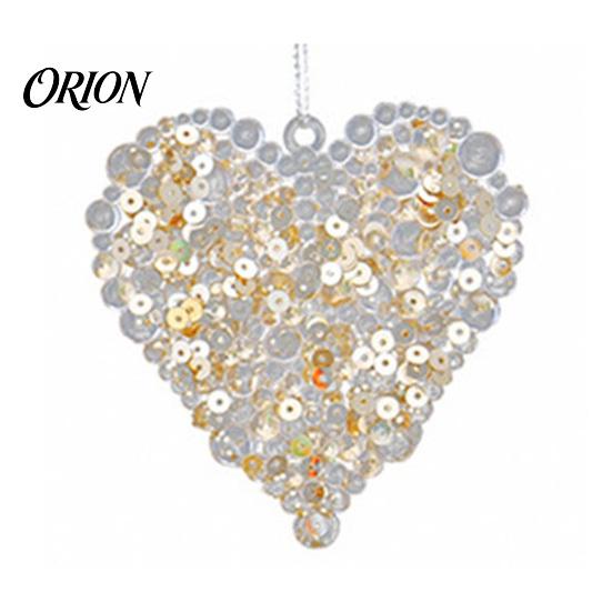 Christmas Tree Gift Ornaments Faux Crystal for Tree, Clear Snowflake/Starfish/Heart/Bird/Horse Hanging Decoration Decorations with Sequins Xmas Winter