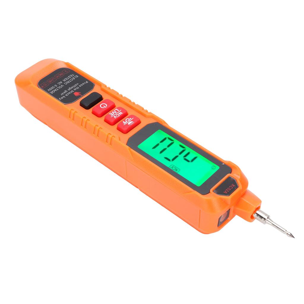 Voltage Tester 12V300V LCD Display Buzzer Alarm Multifunctional High Efficiency AC Voltage