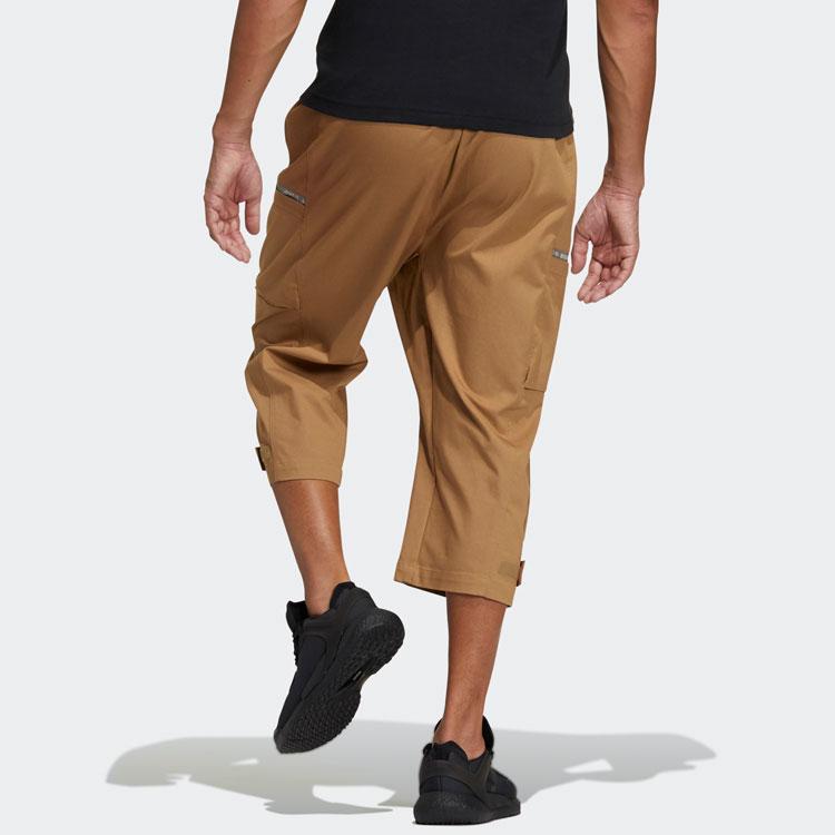 Adidas TH 34PNT WV EXT Capri Sports Pants Men Bottoms Cardboard-Yellow GP0957