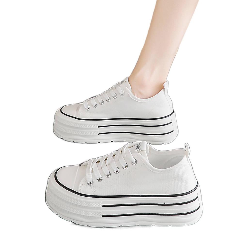 Canvas Shoes New Summer Small Casual Size Sports Platform Heightening Board Shoes