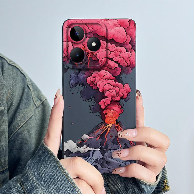 For Realme C51 RMX3830 C53 Note 50 RMX3834 Phone Case Funda Soft Silicone Sweet Painted Lovely Printed Protective Cover Coque