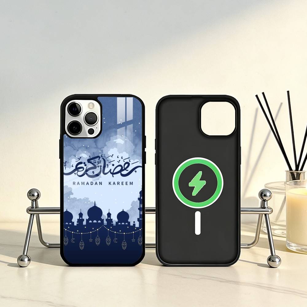 Eid Mubarak Ramadan Kareem Handyhülle Für iPhone17,16,15,14,13,12,11 Plus,Pro Max Magnetisch Für Magsafe Kabelloses Laden