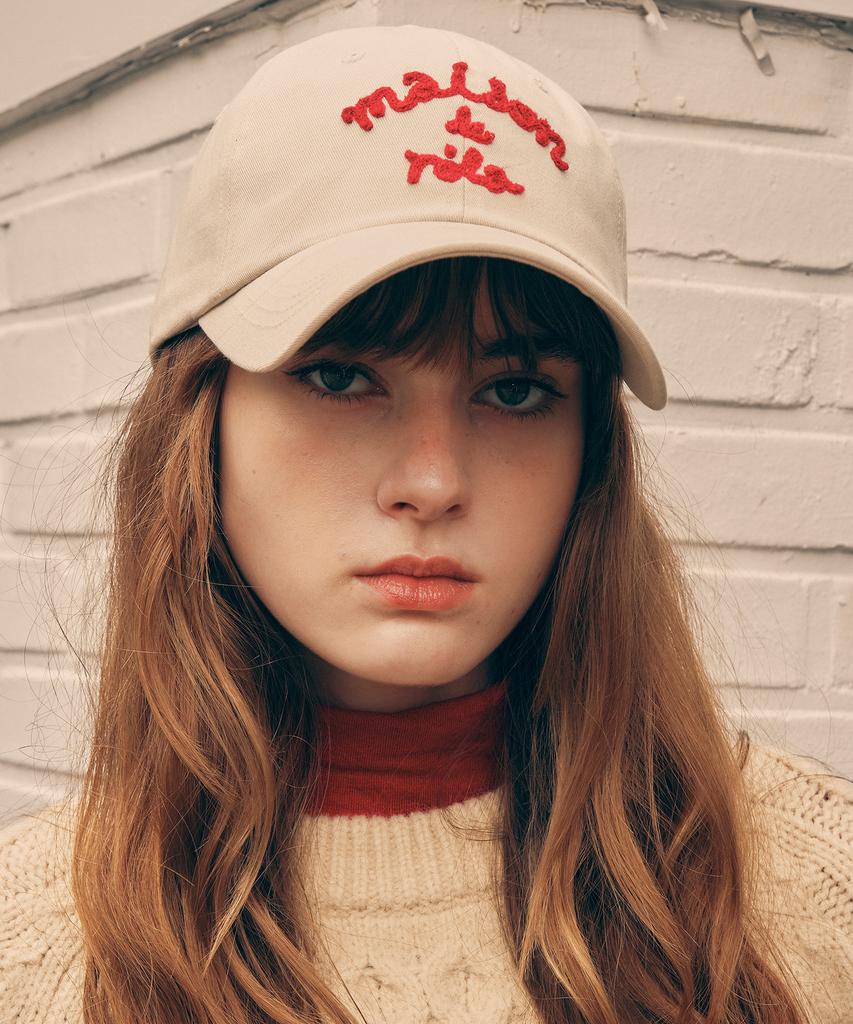 ROLAROLA Maison De Rola Ball Cap Beige