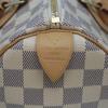 LOUIS VUITTON 2015 N41534 Damier Azur Speedy 25 Boston bag IvoryUsed