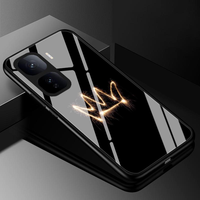 Tempered Glass Phone Case For vivo iQOO Neo 10 Pro Luxury Hard Back Bumper Cover for Vivo iQOO Neo 10  Capa Neo10 / Neo 10Pro