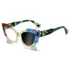 Fashion Butterfly Cat Eye Reading Glasses Photochromic Anti Blue Ray Women Computer Glasses +1.5 +2.5 Degrees