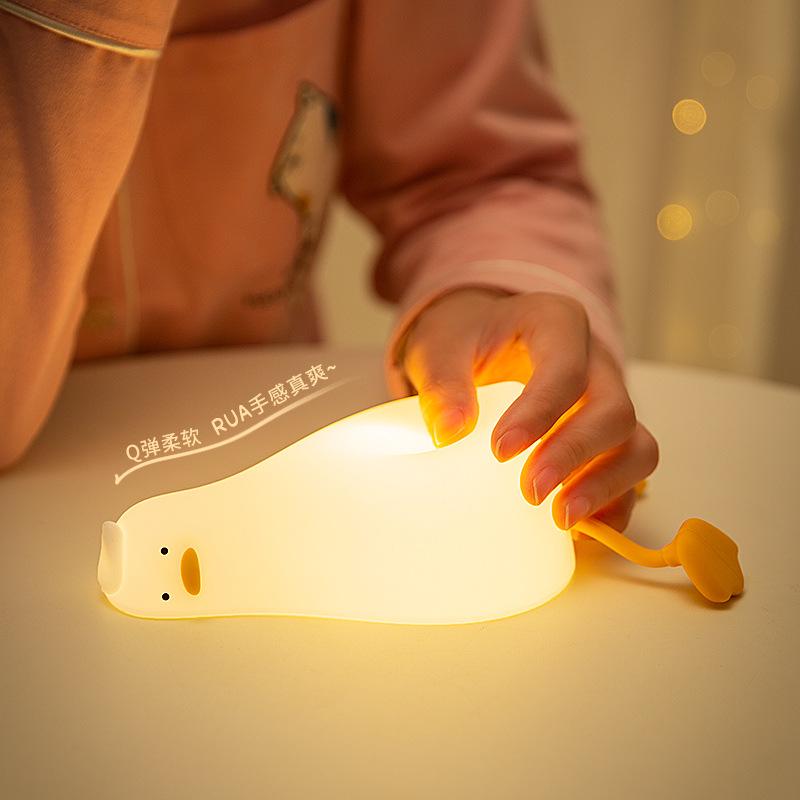 Duck Silicone LED Night Light & Phone Holder
