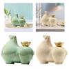 Horse Statue Gift for Home Decor Porcelain Figurine Tabletop Ornament for Office Living Room Bedroom Hallway Table Centerpieces