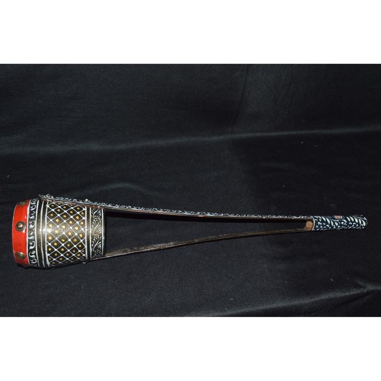 Indian Traditional String Instrument Gopichand Ektara Hand Painted Folk Music Instrument | Rustic Handmade Musical Decor