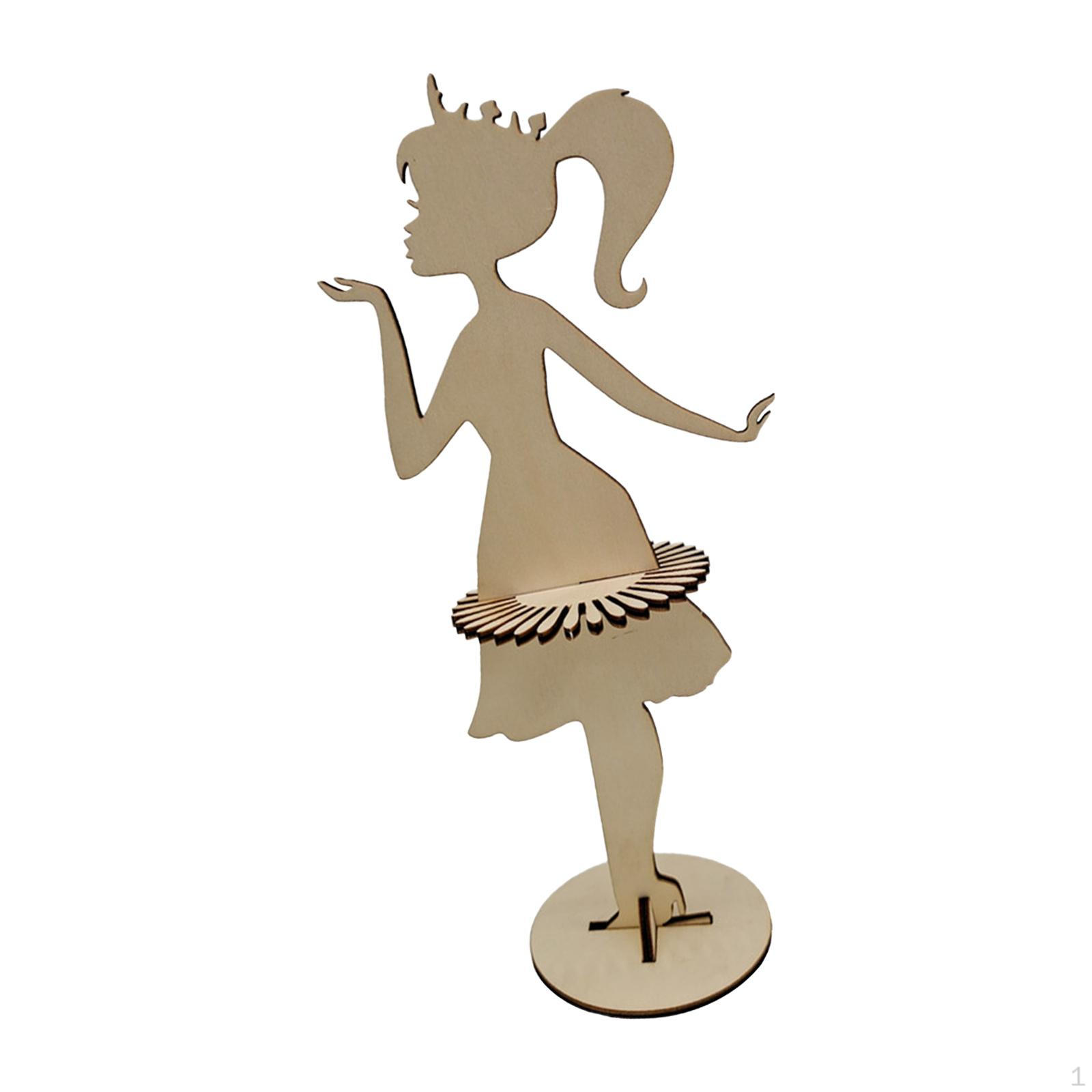 

Декор ко Дню матери, деревянная статуя, поделки, украшение, скульптура маленькой девочки для книжной полки в спальне 20cmx15cm