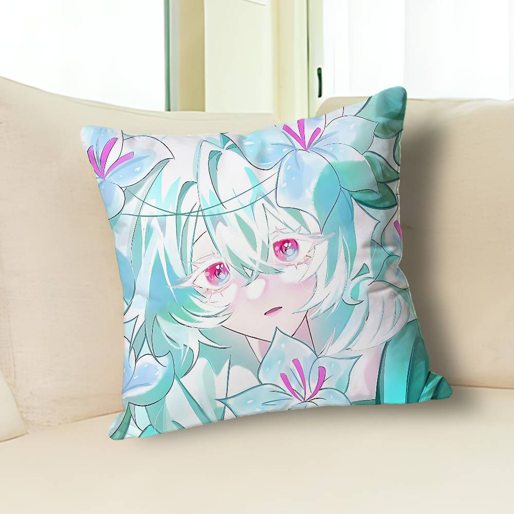 Run Kingdom White lily C-Cookie Various Sizes Square Pillow Case For Car Home Bedchamber Decor Custom Valentine gift