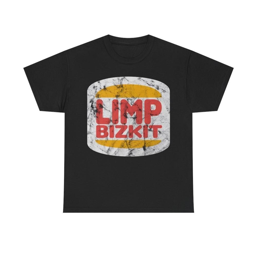 

Limp Bizkit Burger King T-Shirt Tops tees Men s Women s Vintage Distressed Worn S