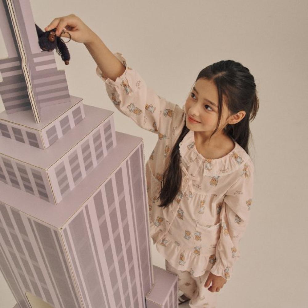 Orcite Girls Long Sleeve Pajama Set G007