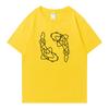 Summer 2026 Minimal Koi Carp Print Oversized Tshirt 100 Cotton Unisex Women Short Sleeve Tee Shirt Unisex Casual Popular Clothing