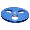 14 7 Inch Empty Reel 3 Hole Aluminum Alloy Opening Machine Part Takeup Reel for TEAC Blue