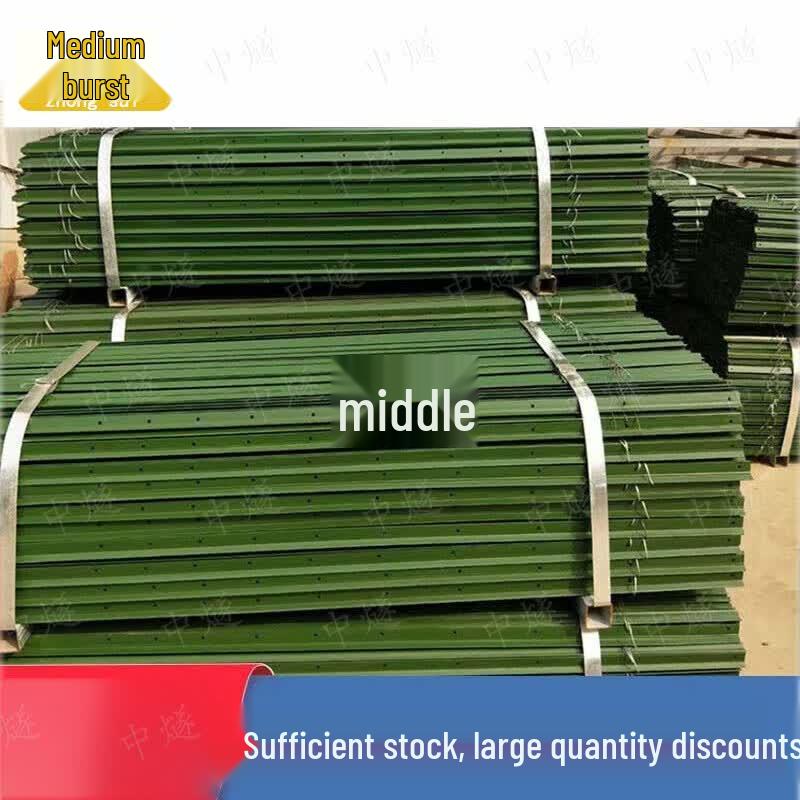 Thickened Cast Iron Triangle-Pointed Mesh Fence Post