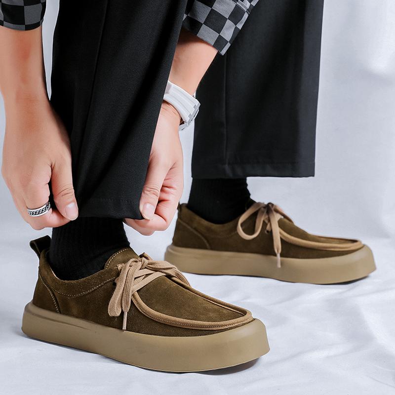 Fashion Casual Genuine leather men's shoes Trendy minimalist design style Outdoor Fashion Party Daily office quality youth shoes