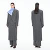 JNBY 2025 Winter 100% Wool Loose Long Overcoat