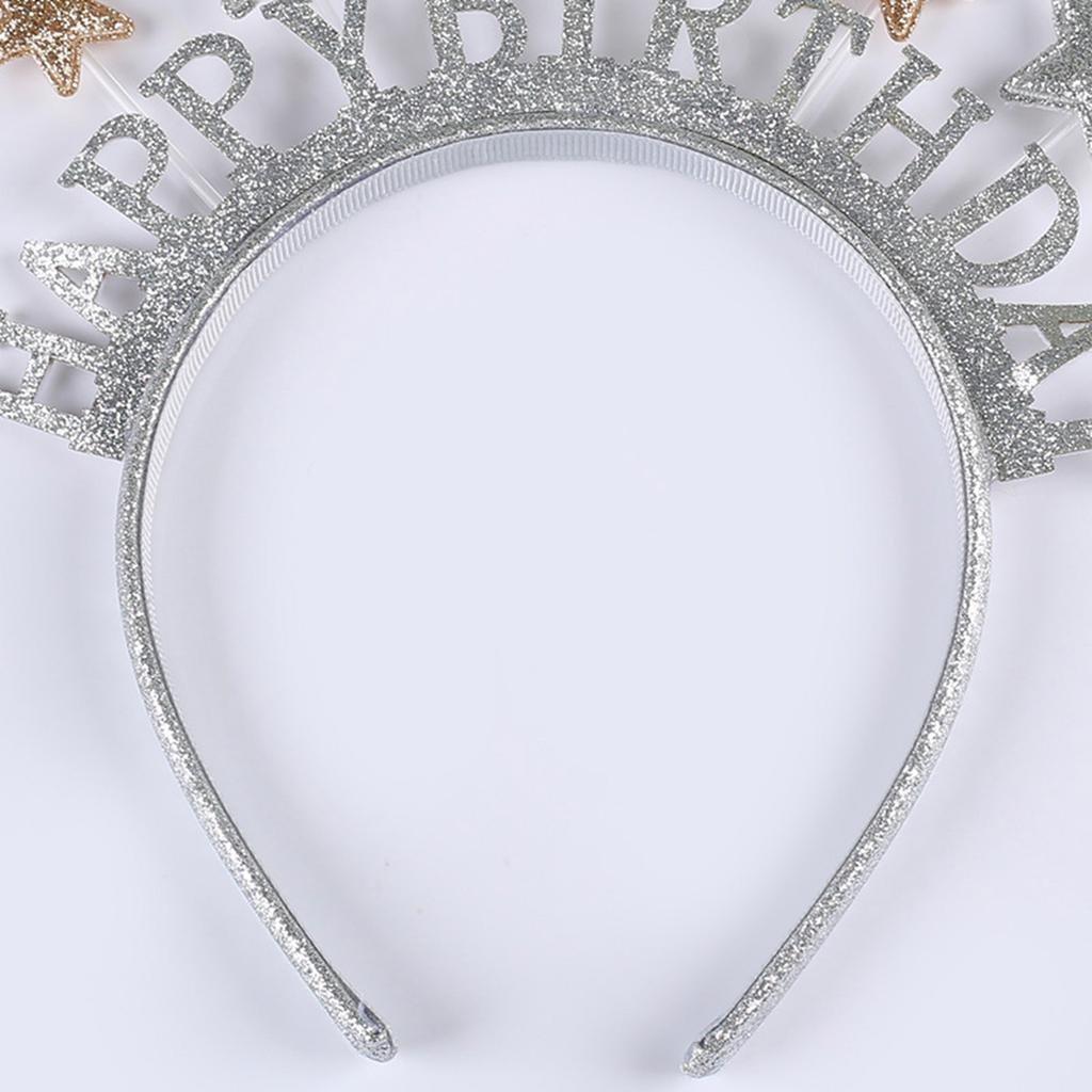 Silver White Star Party Headpiece Fashionable And Eye Catching Headband For Women And Teens Weddings And Performances