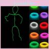 Vibrant El Wire Costume Illuminated Strips For Adults And Kids Perfect For Halloween Parties