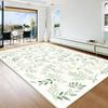 Charming Spring Botanic Rug Ideal For Plant Lovers Nature Enthusiasts And Bright Clean Home Decoration Fans