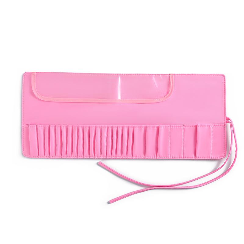 Large Capacity Makeup Brush Storage Bag, Storage Folding Bag, Nylon Makeup Brush Bag, Makeup Artist Tool Bag, 26 Hole Makeup Bag