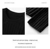 Women's Cashmere Round Neck Sweater - Autumn/Winter Soft Knit with Sequins, Long Sleeve Base Layer